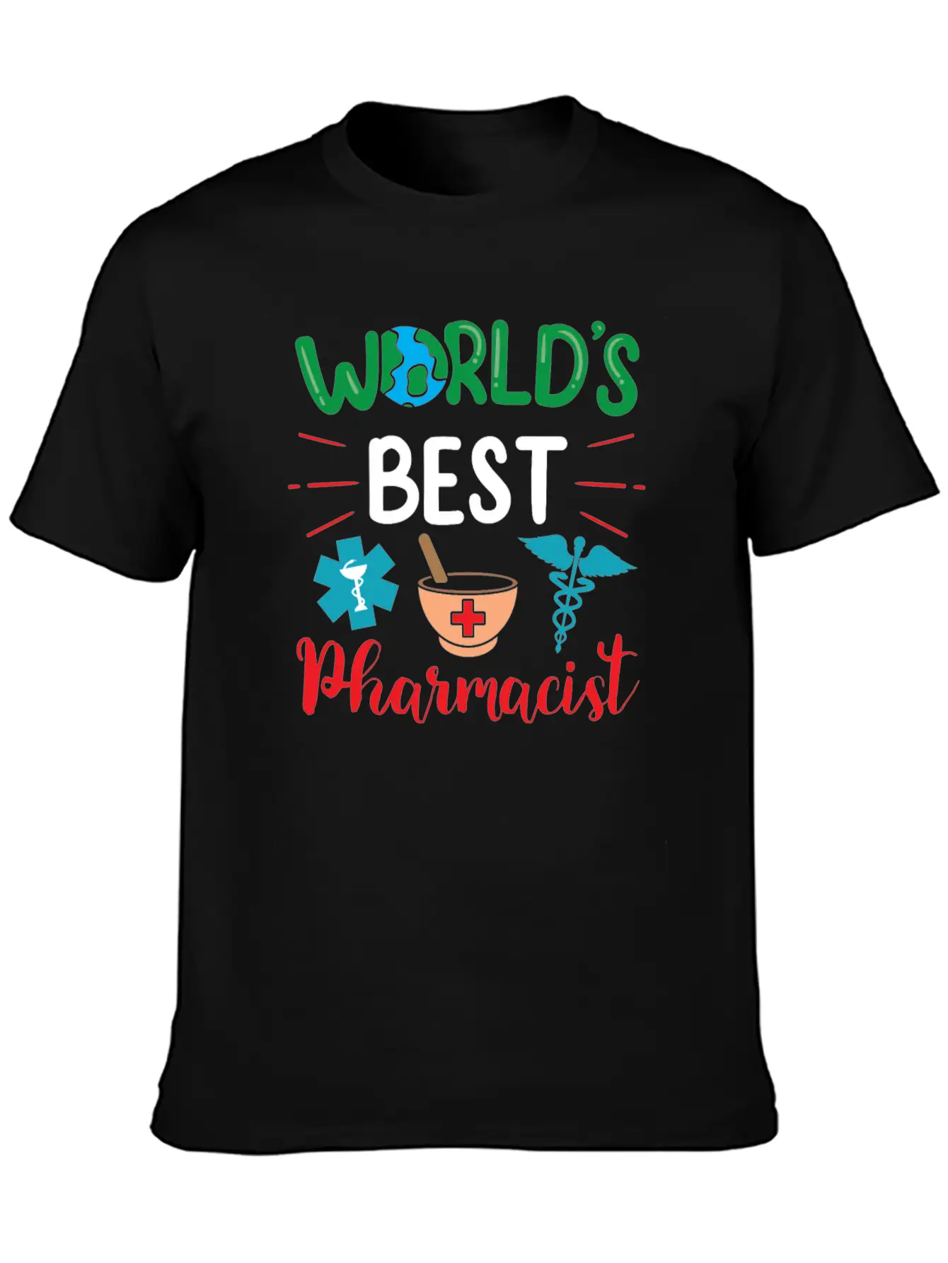 World's Best Pharmacist Apothecary Pharmacy Job Timeless Short Sleeve Tee – Comfy And Minimalist Design