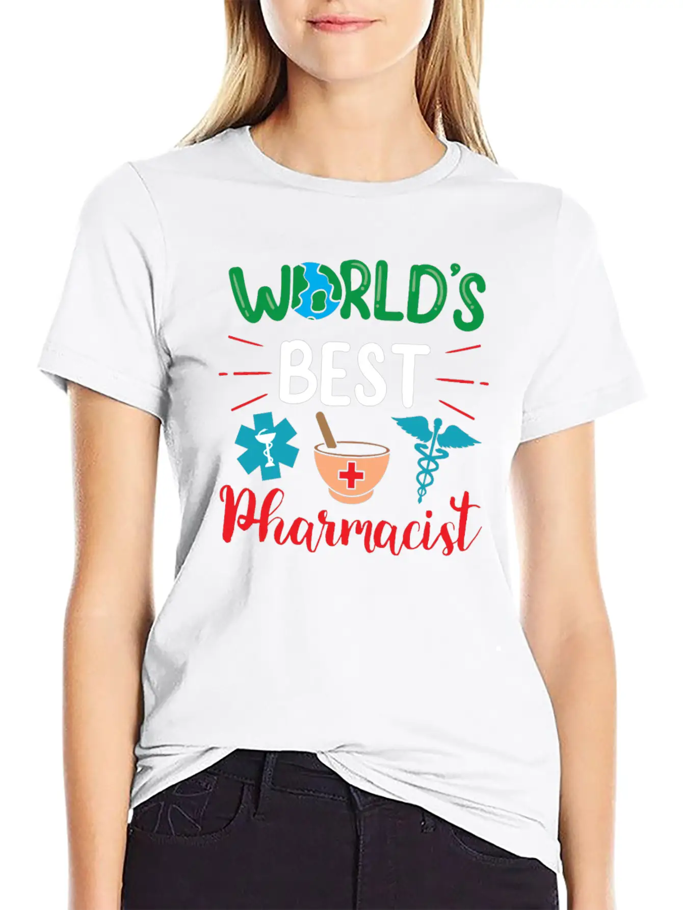 World's Best Pharmacist Apothecary Pharmacy Job Timeless Short Sleeve Tee – Comfy And Minimalist Design