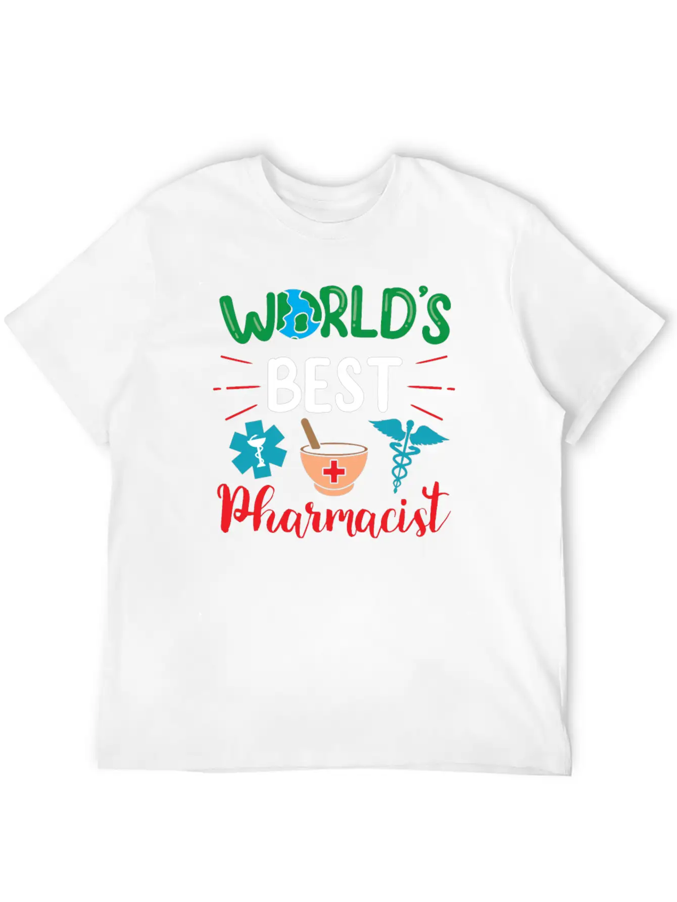 World's Best Pharmacist Apothecary Pharmacy Job Timeless Short Sleeve Tee – Comfy And Minimalist Design