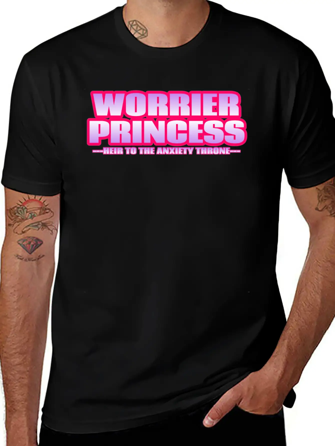 Worrier Princess Unisex Casual T-Shirt – Clean Design For Daily Comfort