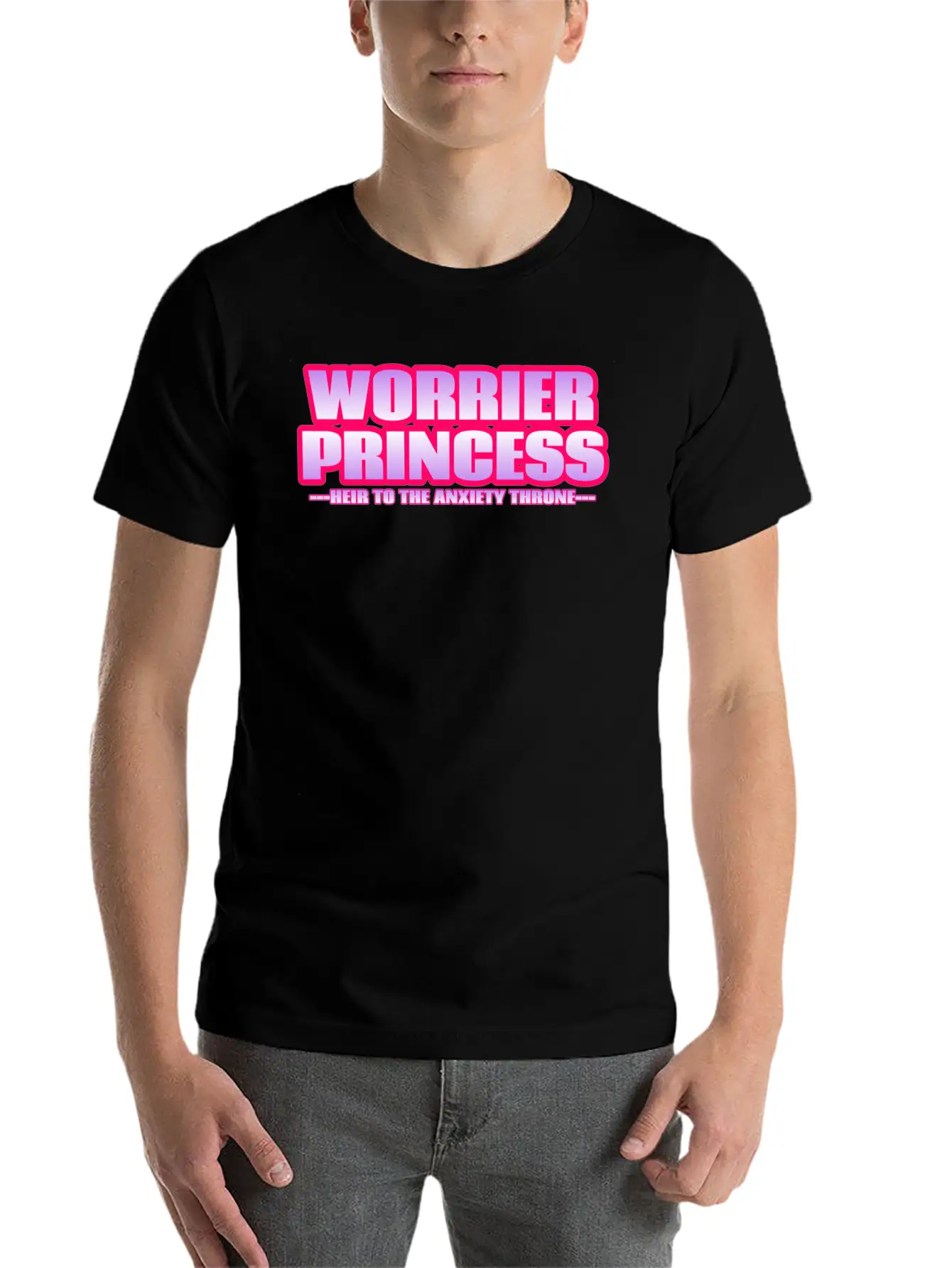 Worrier Princess Unisex Casual T-Shirt – Clean Design For Daily Comfort
