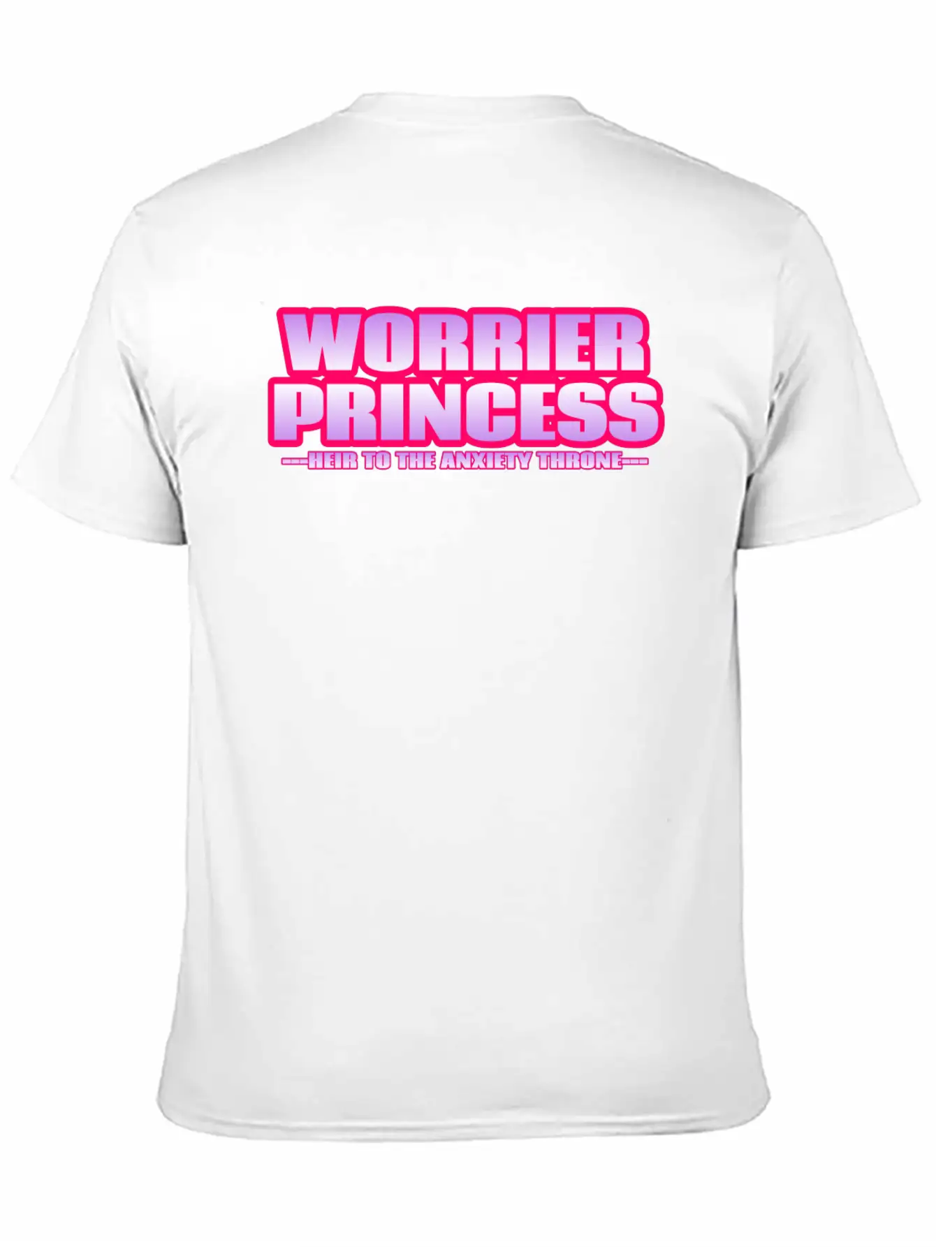 Worrier Princess Unisex Casual T-Shirt – Clean Design For Daily Comfort