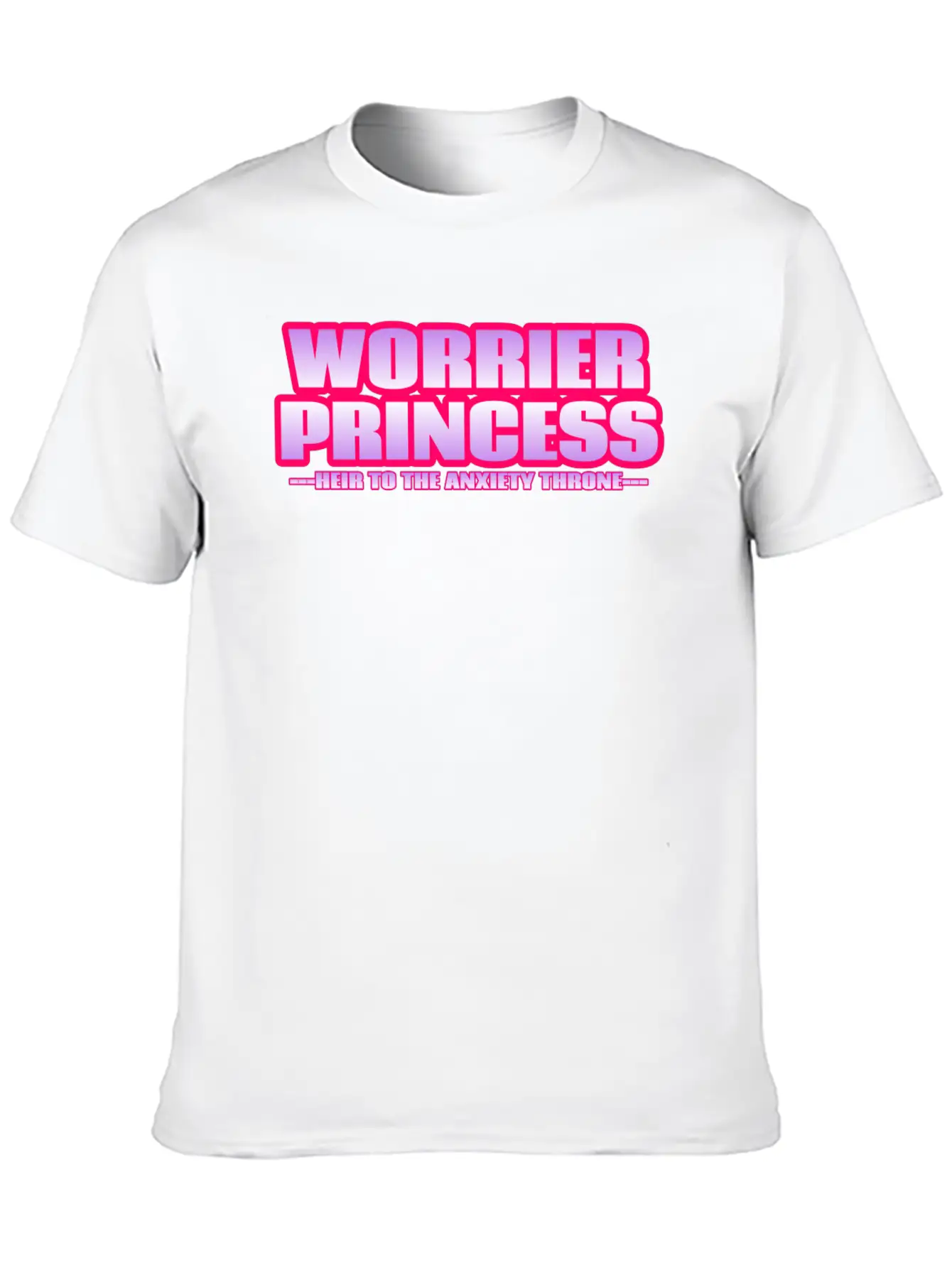 Worrier Princess Unisex Casual T-Shirt – Clean Design For Daily Comfort