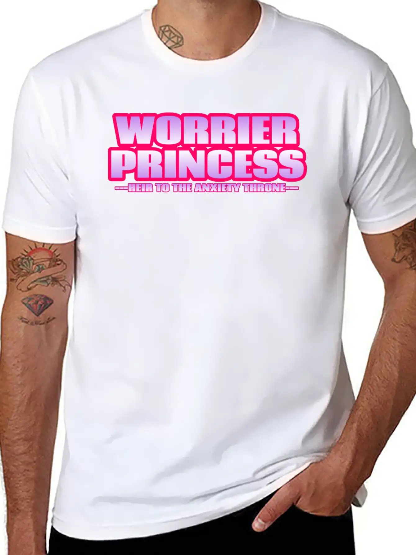 Worrier Princess Unisex Casual T-Shirt – Clean Design For Daily Comfort