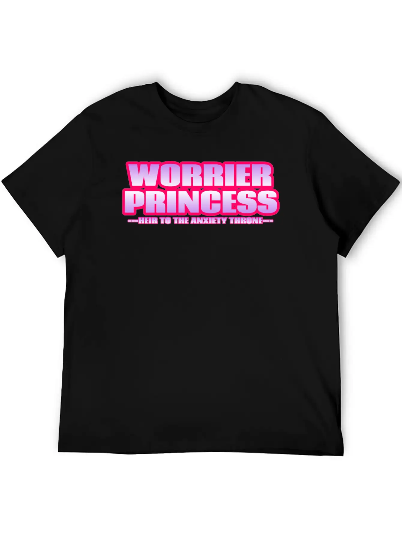 Worrier Princess Unisex Casual T-Shirt – Clean Design For Daily Comfort