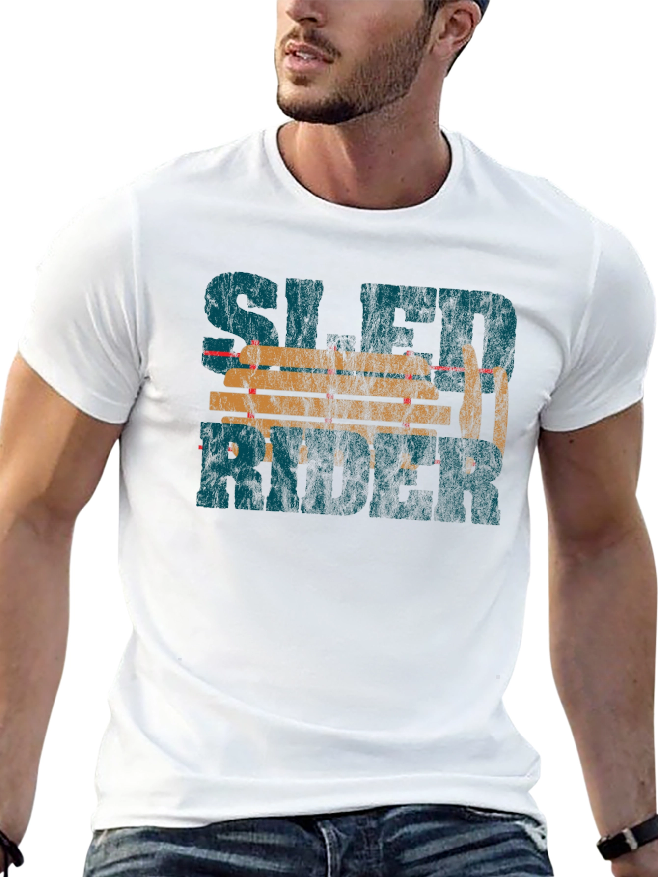 Sled Rider Graphic Tee