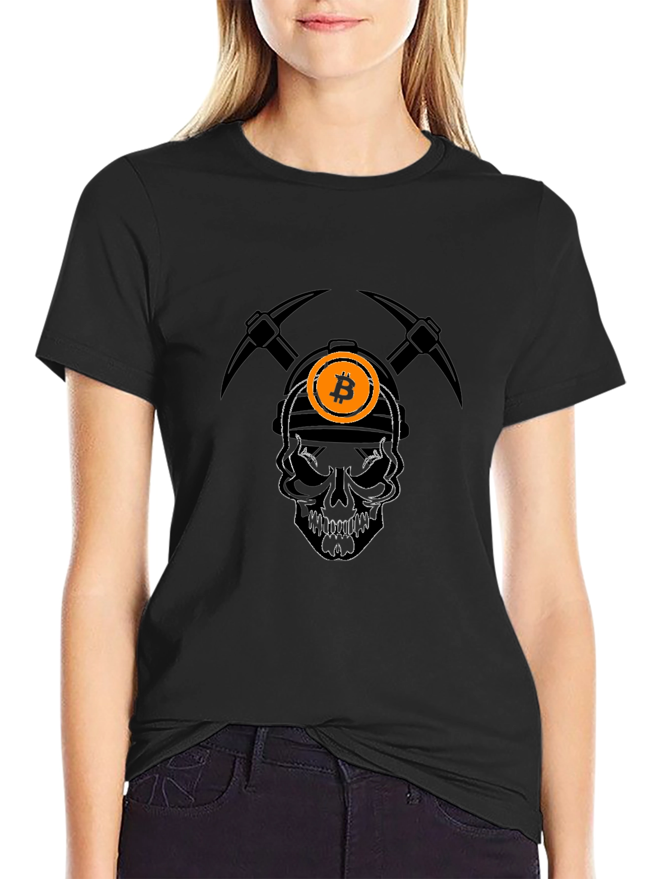 Bitcoin Miner Skull T-Shirt