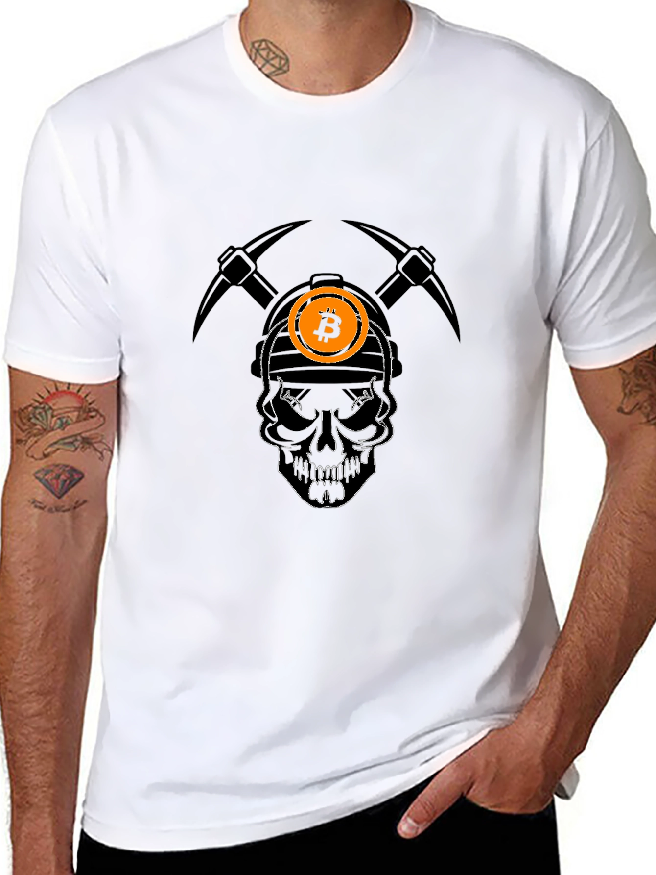 Bitcoin Miner Skull T-Shirt