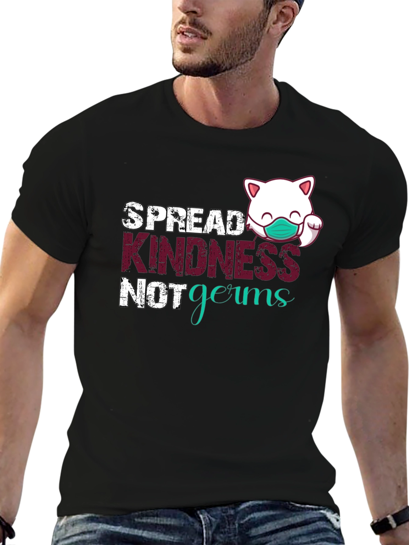Spread Kindness Not Germs Graphic Tee