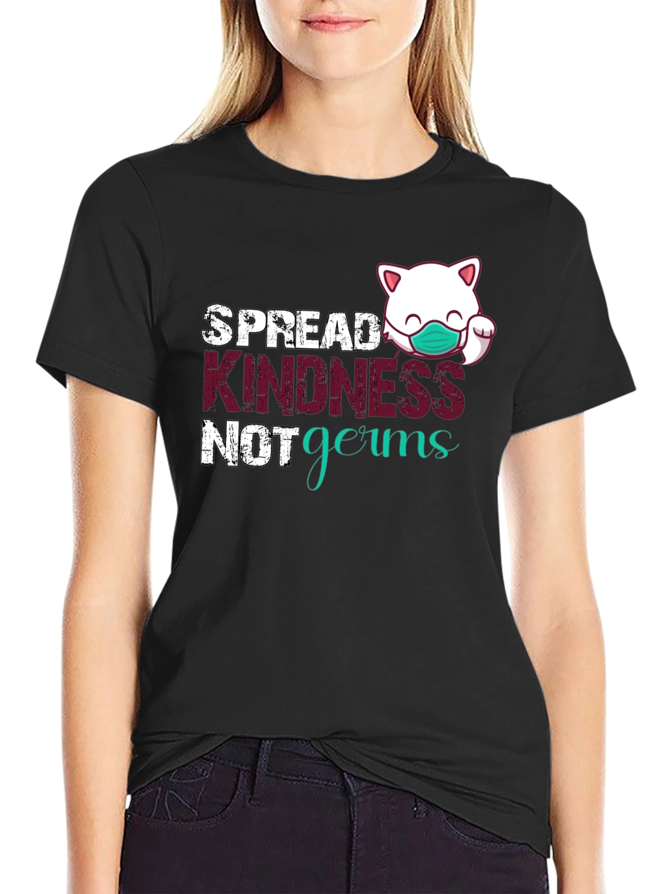 Spread Kindness Not Germs Graphic Tee