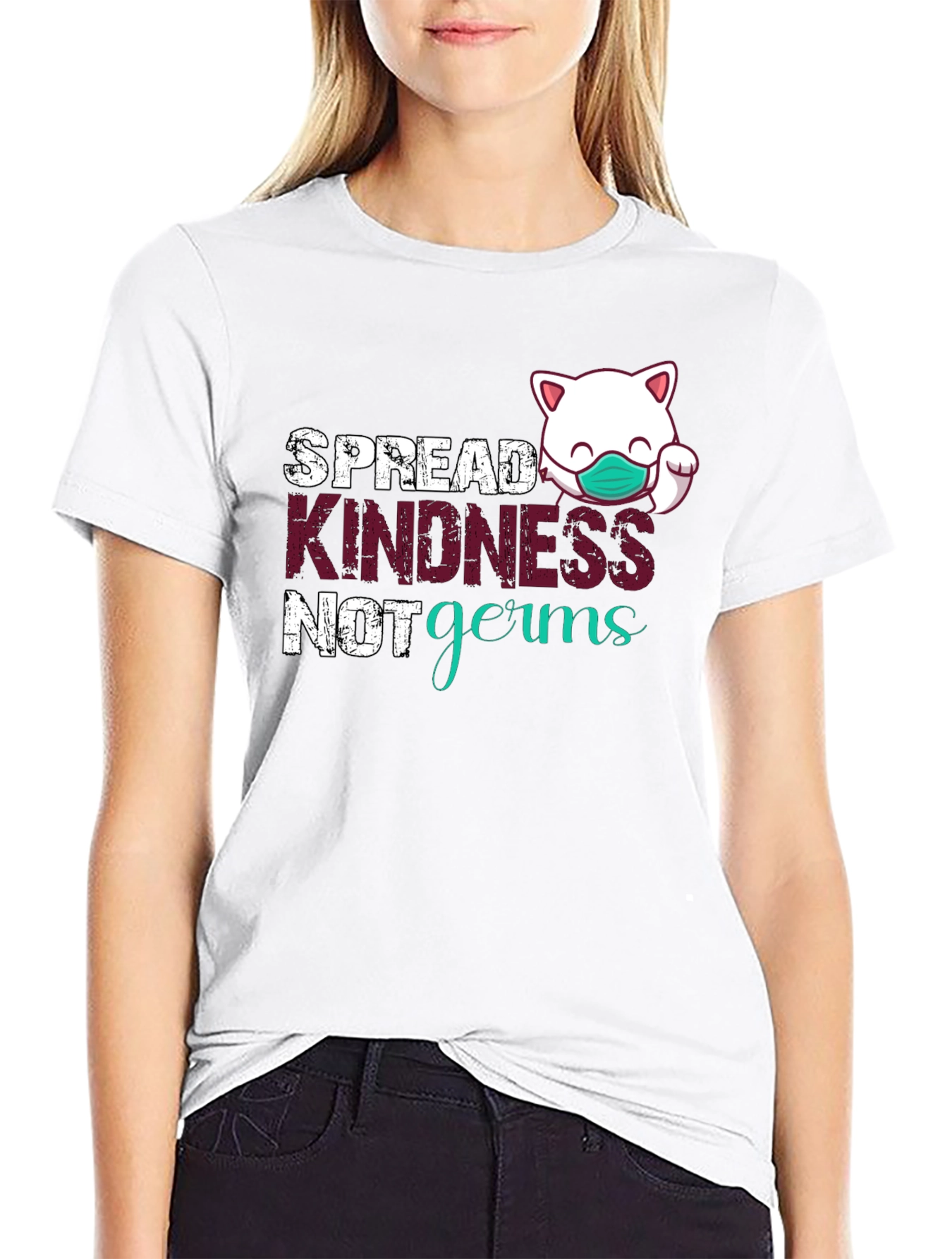 Spread Kindness Not Germs Graphic Tee