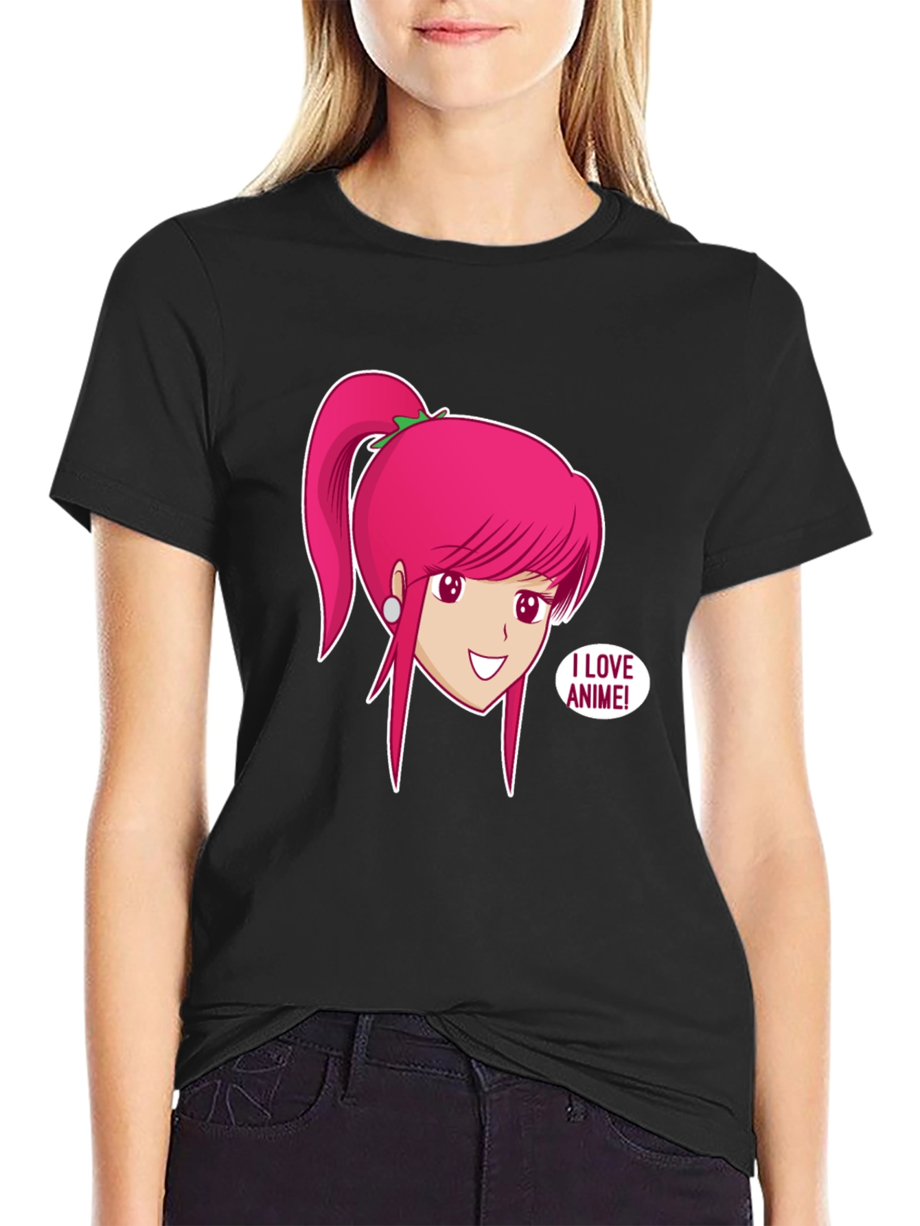 Anime Lover Black T-Shirt