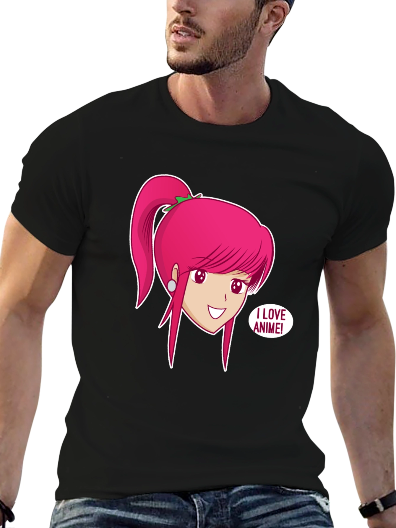 Anime Lover Black T-Shirt