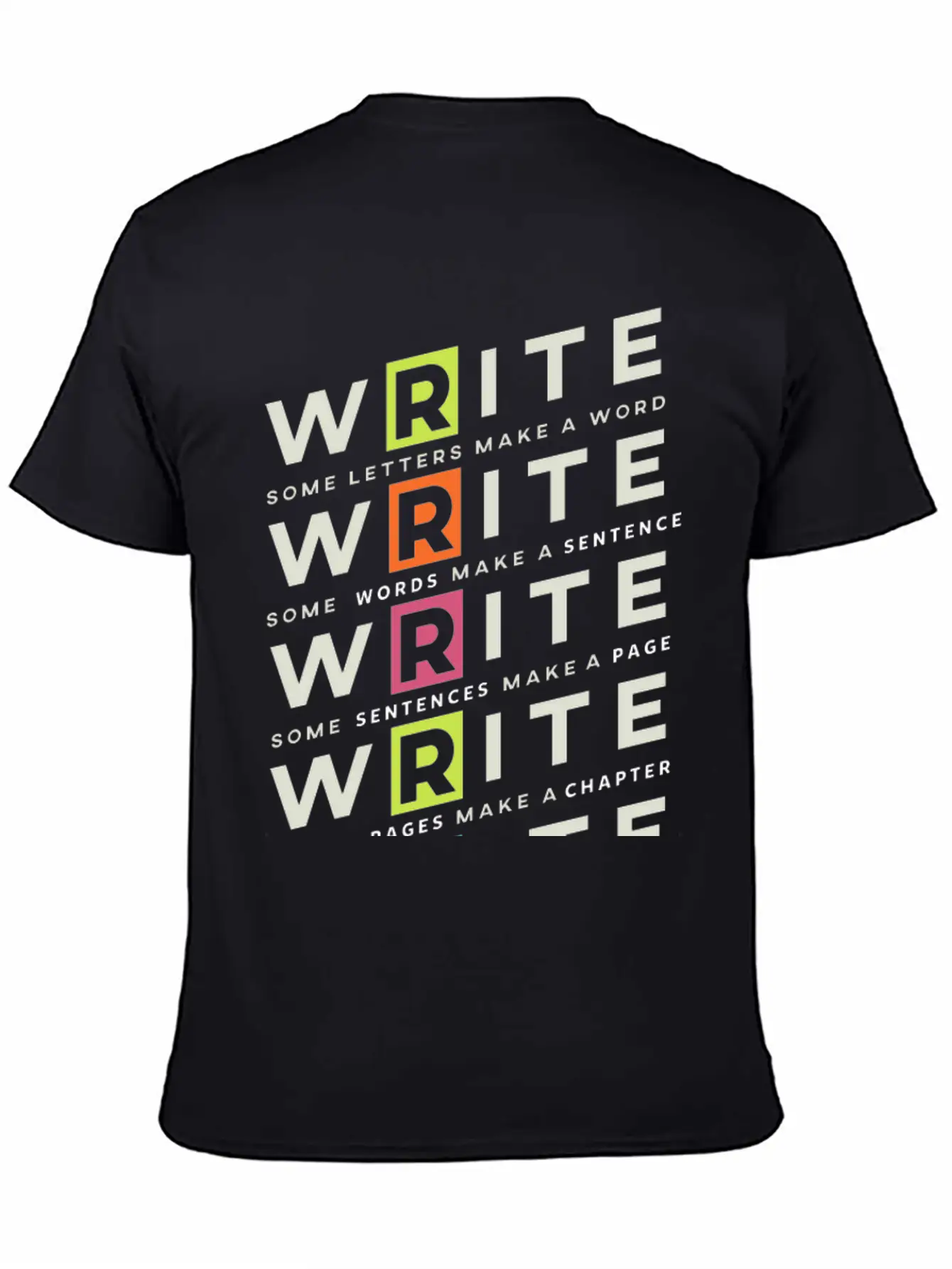Write Write Write Writer Author Book Read Bookworm Essential Unisex Summer Tee – Soft Cotton Casual Fit