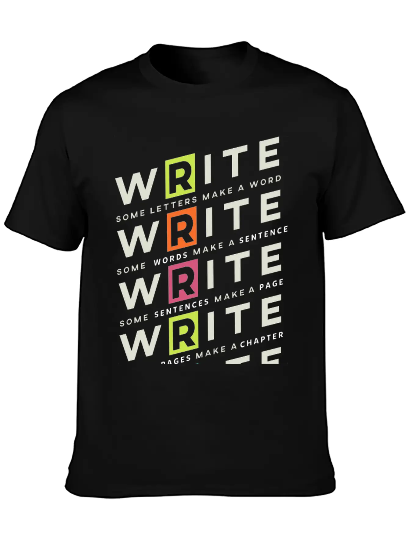 Write Write Write Writer Author Book Read Bookworm Essential Unisex Summer Tee – Soft Cotton Casual Fit