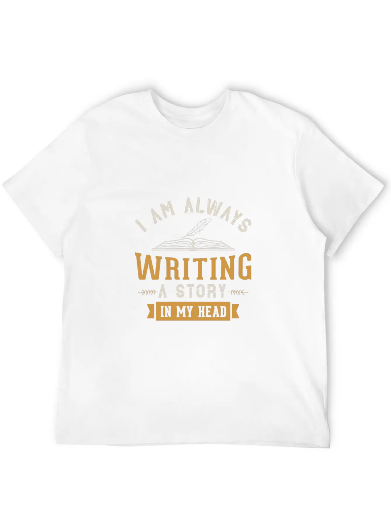 Writer Author Design For A Writing Fan Stylish Everyday T-Shirt – Unisex Basic Cotton Tee
