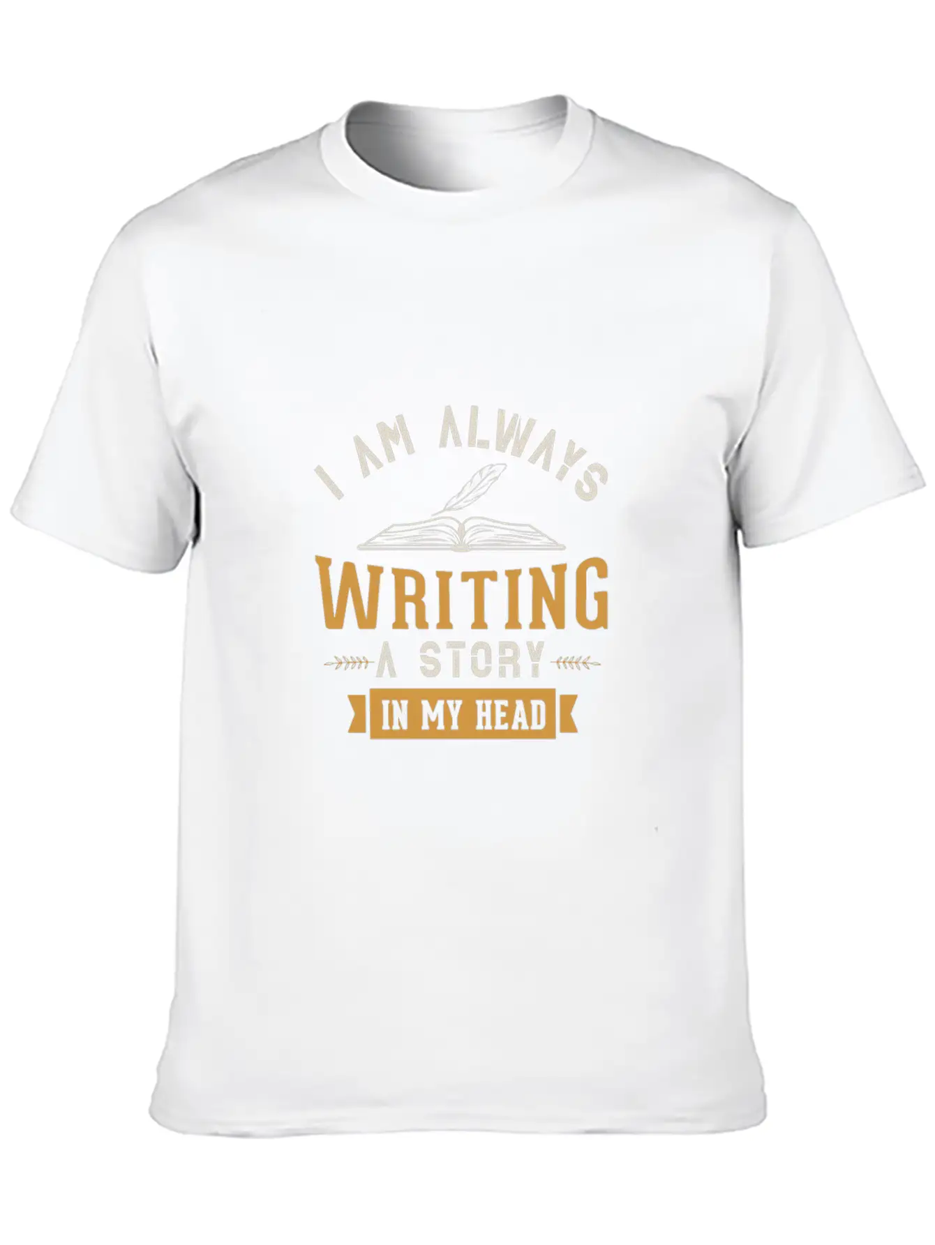Writer Author Design For A Writing Fan Stylish Everyday T-Shirt – Unisex Basic Cotton Tee
