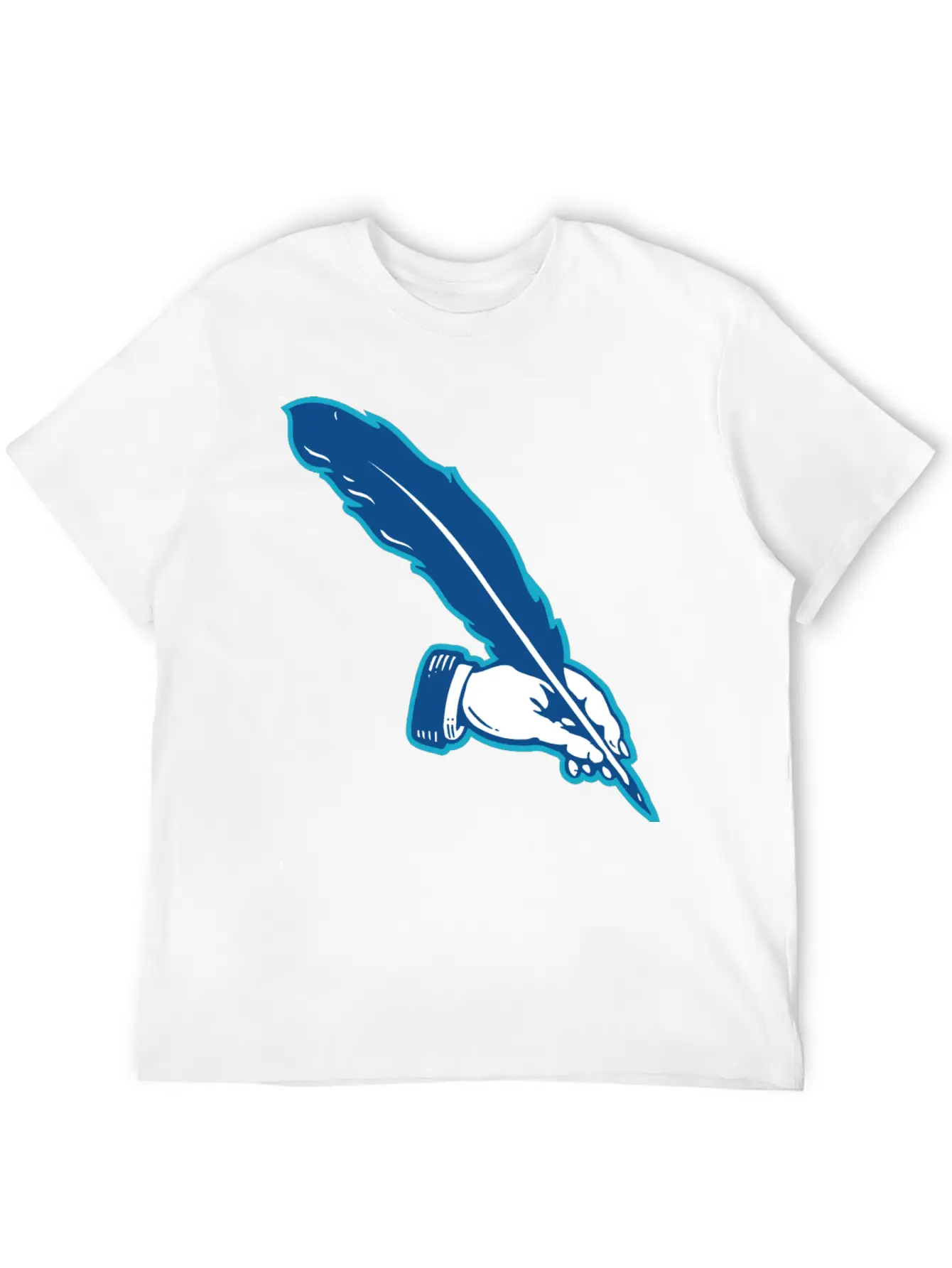 Writer Hand Stylish Everyday T-Shirt – Unisex Basic Cotton Tee