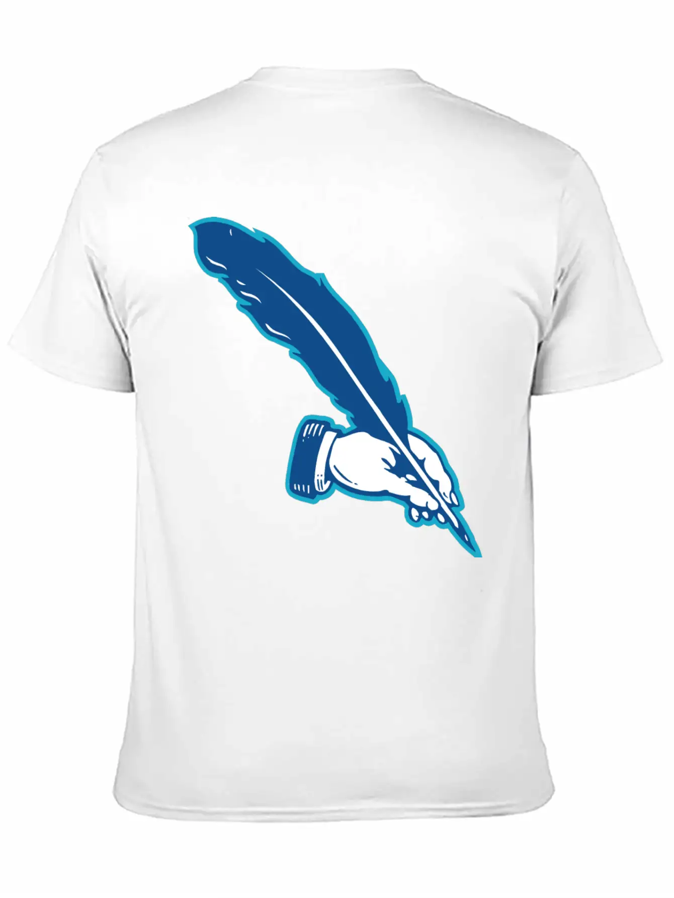 Writer Hand Stylish Everyday T-Shirt – Unisex Basic Cotton Tee