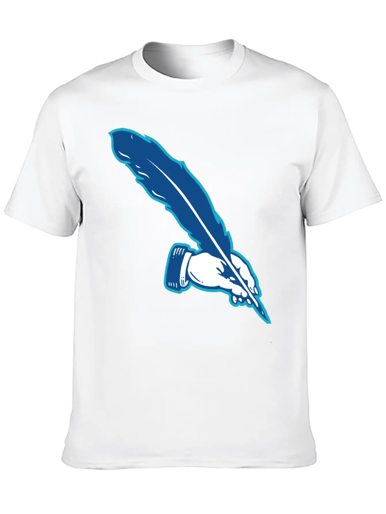 Writer Hand Stylish Everyday T-Shirt – Unisex Basic Cotton Tee