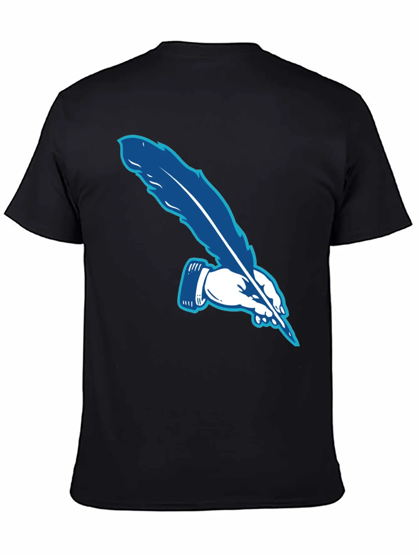 Writer Hand Stylish Everyday T-Shirt – Unisex Basic Cotton Tee