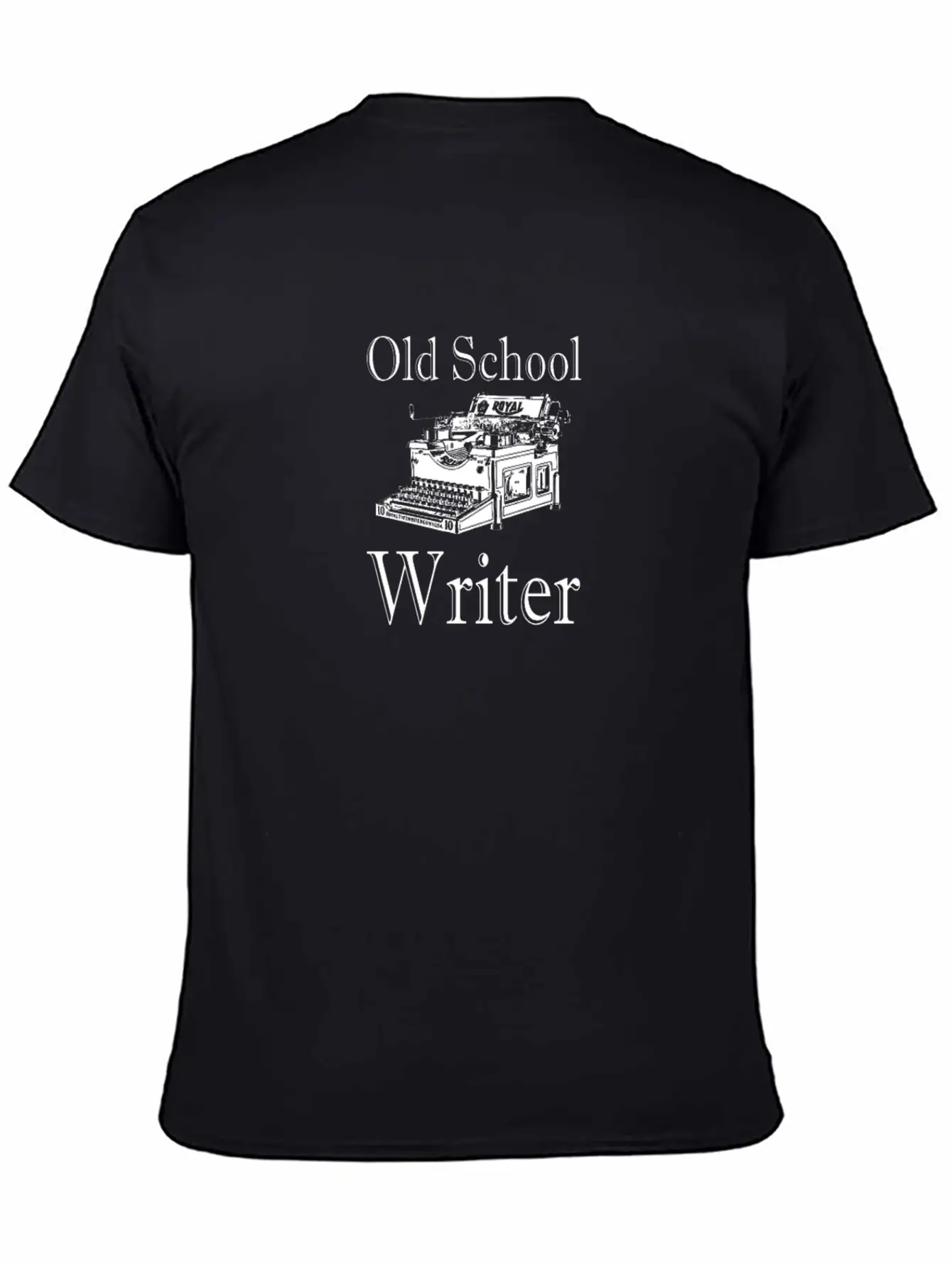 Writer - Old School Writer Stylish Everyday T-Shirt – Unisex Basic Cotton Tee