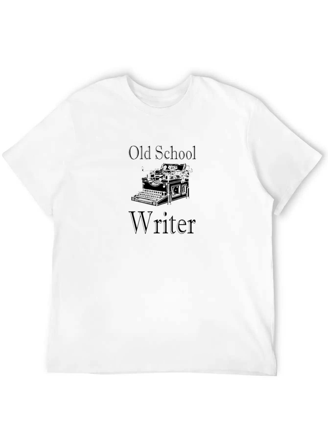 Writer - Old School Writer Stylish Everyday T-Shirt – Unisex Basic Cotton Tee