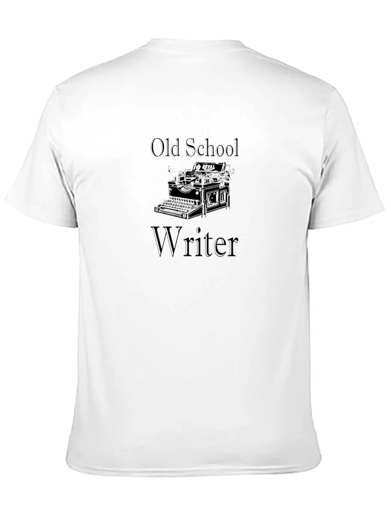 Writer - Old School Writer Stylish Everyday T-Shirt – Unisex Basic Cotton Tee