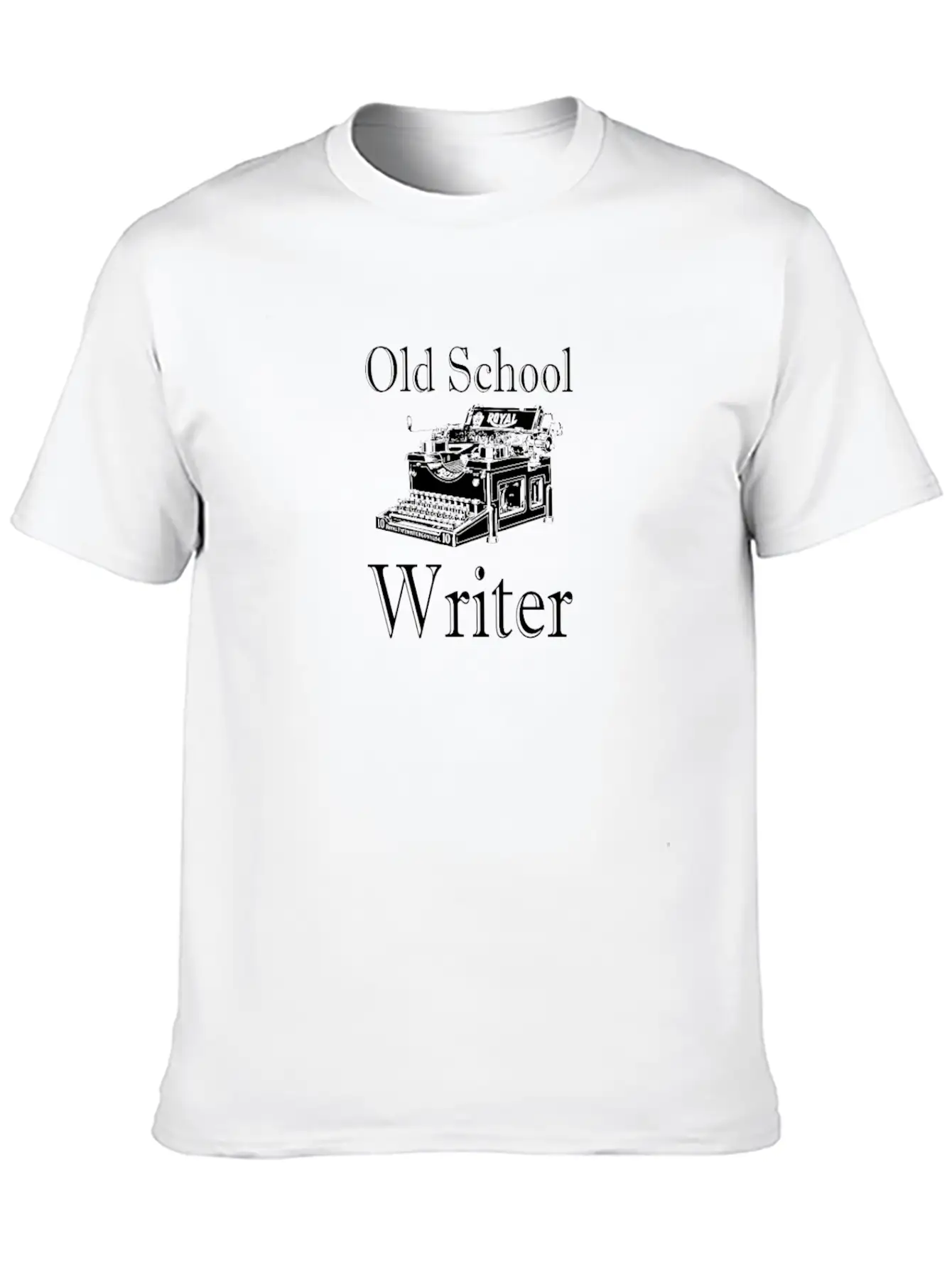 Writer - Old School Writer Stylish Everyday T-Shirt – Unisex Basic Cotton Tee
