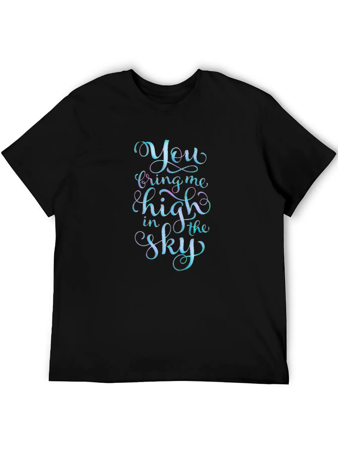 Writing Unisex Short Sleeve Soft Cotton T-Shirt – Casual Everyday Wear