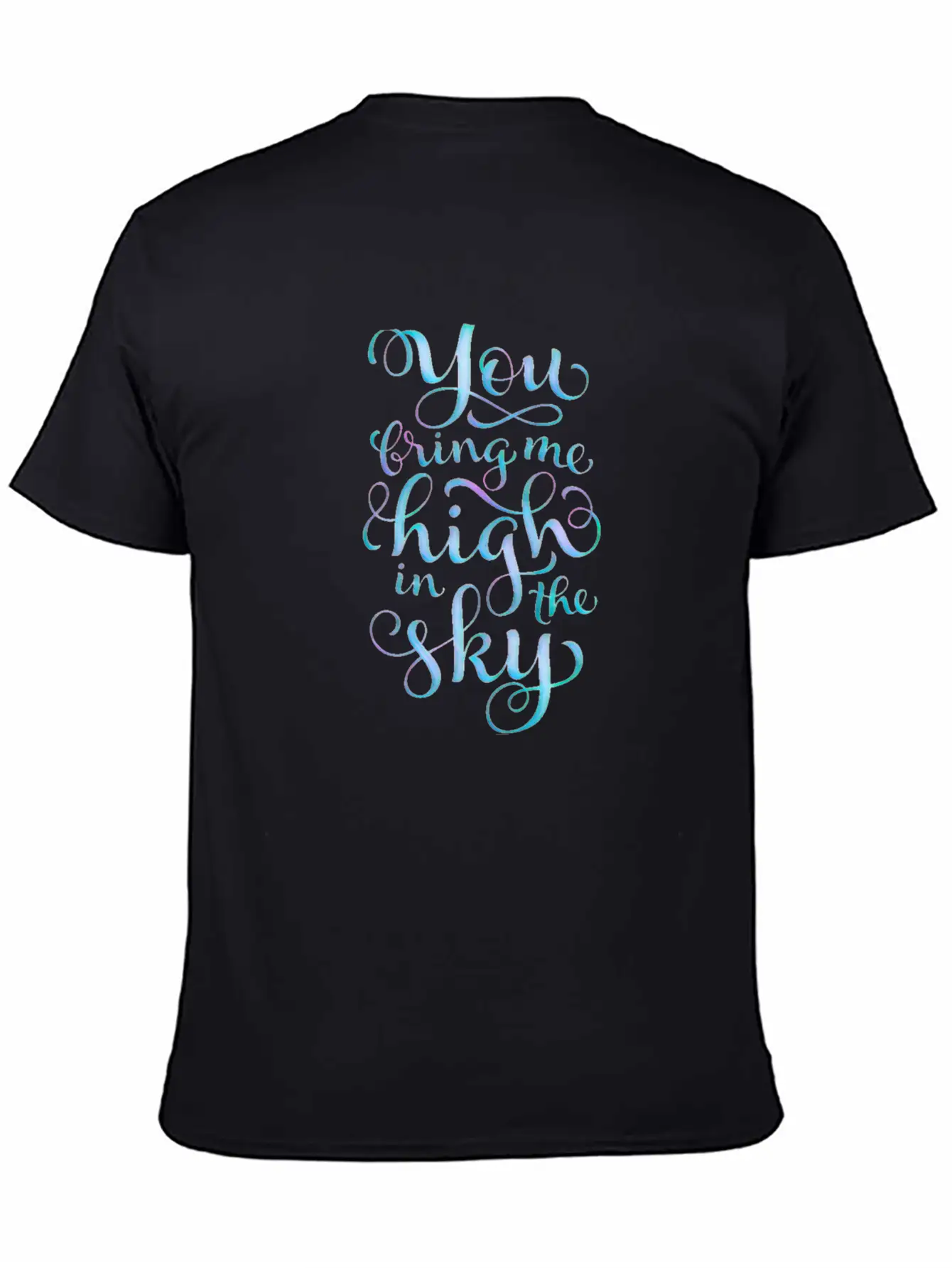 Writing Unisex Short Sleeve Soft Cotton T-Shirt – Casual Everyday Wear