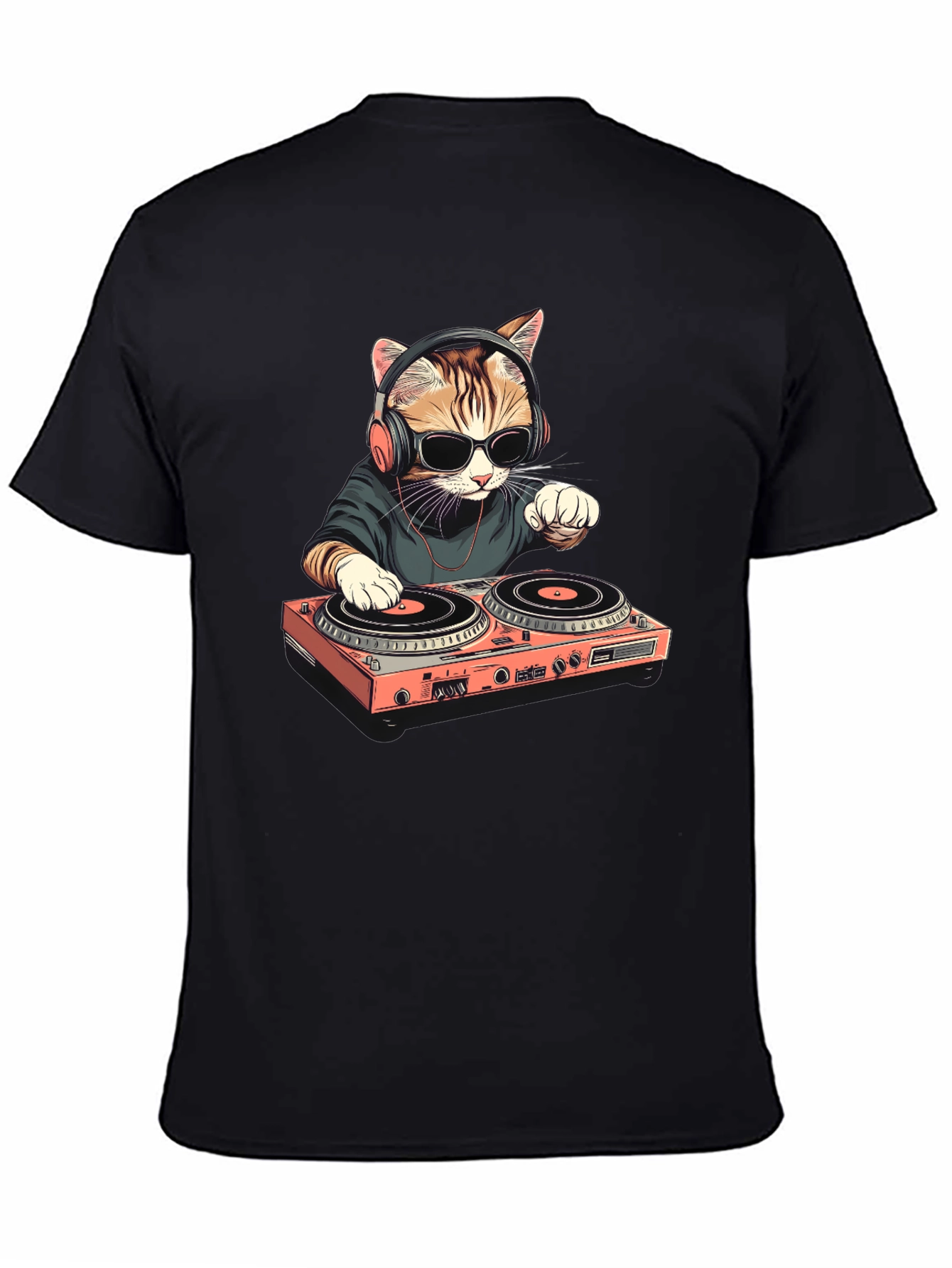 DJ Cat T-Shirt - Cool & Unique Design