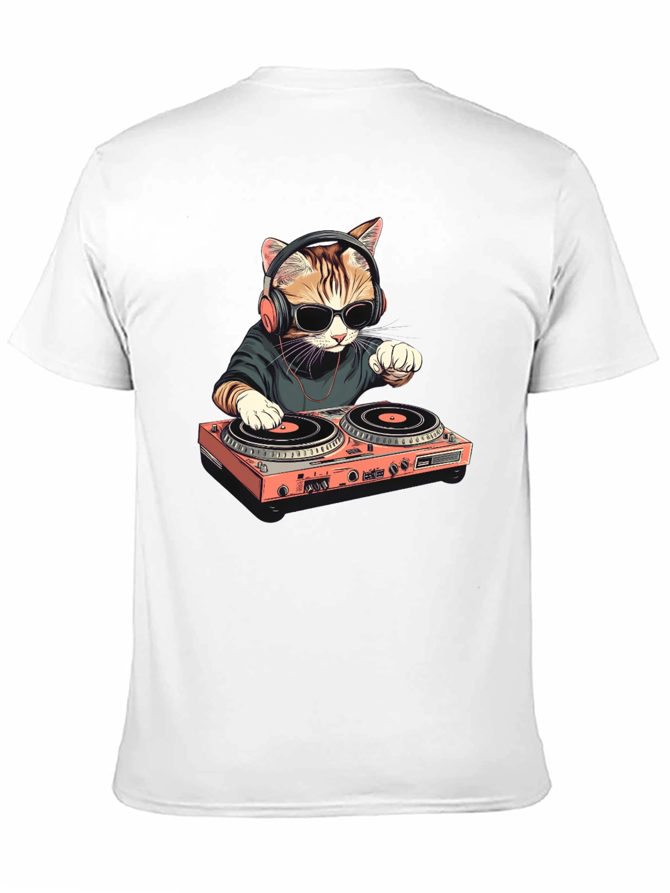 DJ Cat T-Shirt - Cool & Unique Design