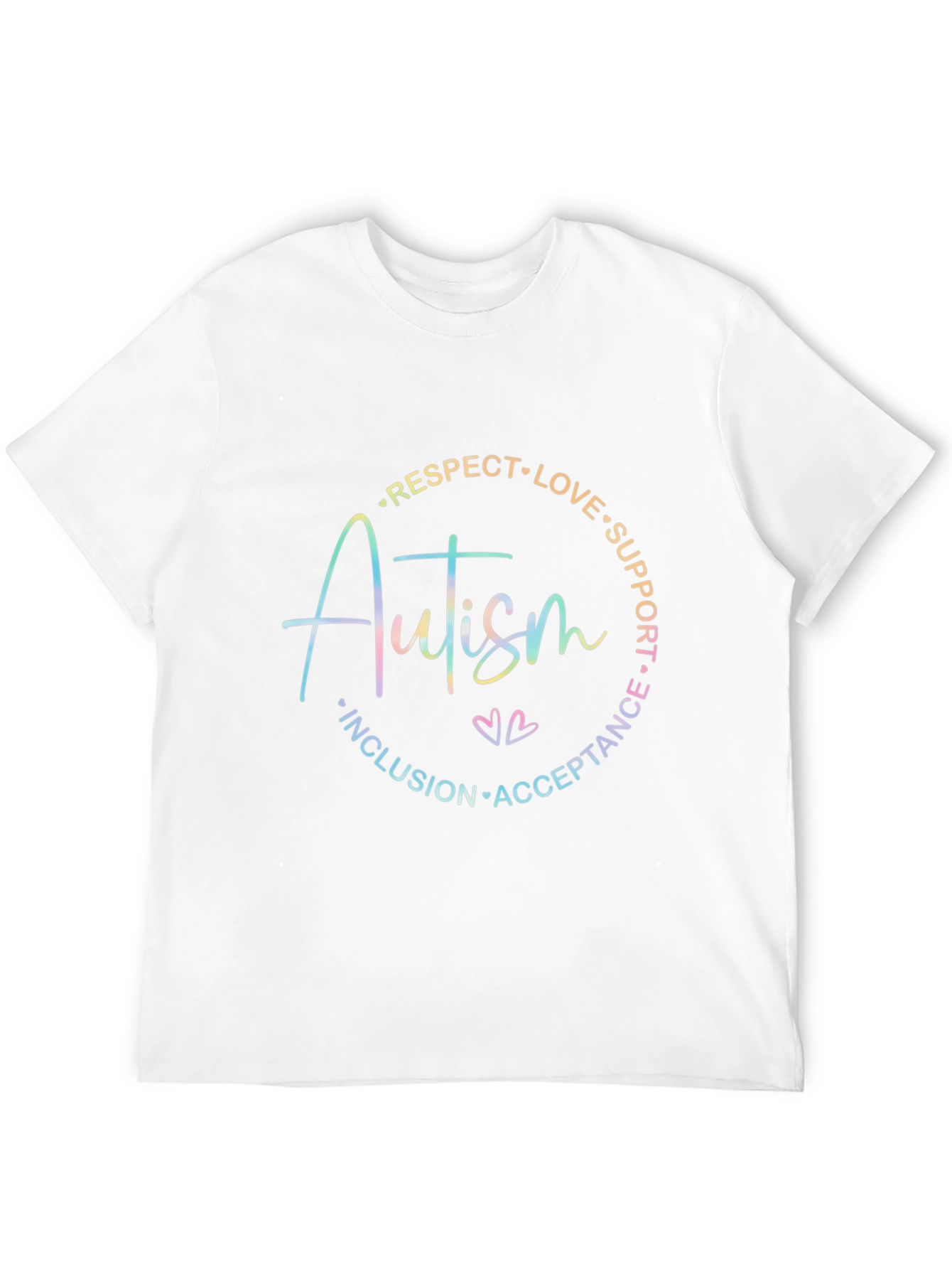 Autism Awareness Graphic Tee - Respect Love Support
