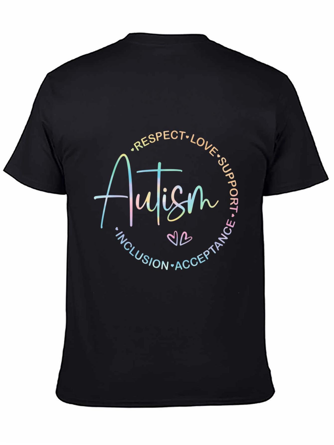 Autism Awareness Graphic Tee - Respect Love Support