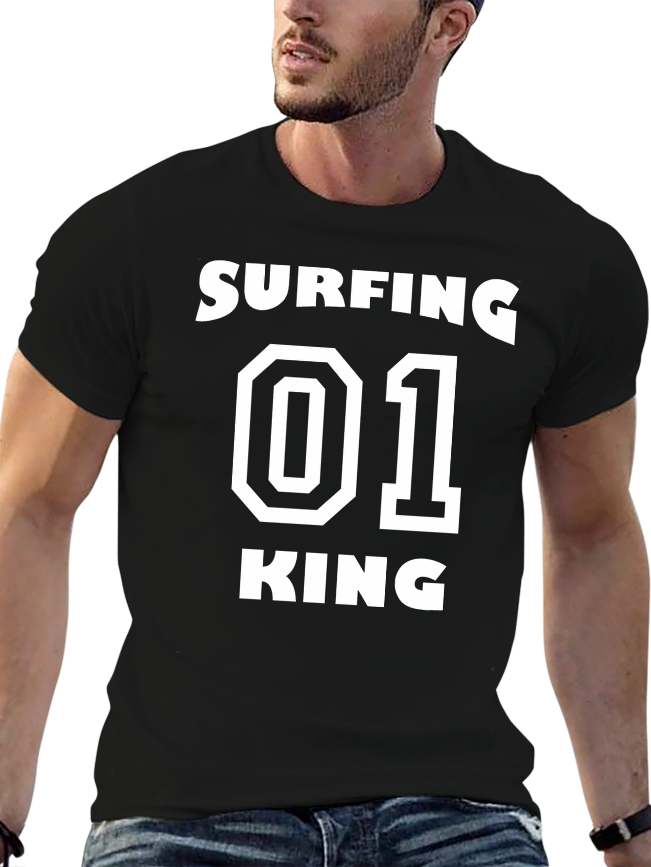 Surfing King T-Shirt - Number 01 Graphic Tee