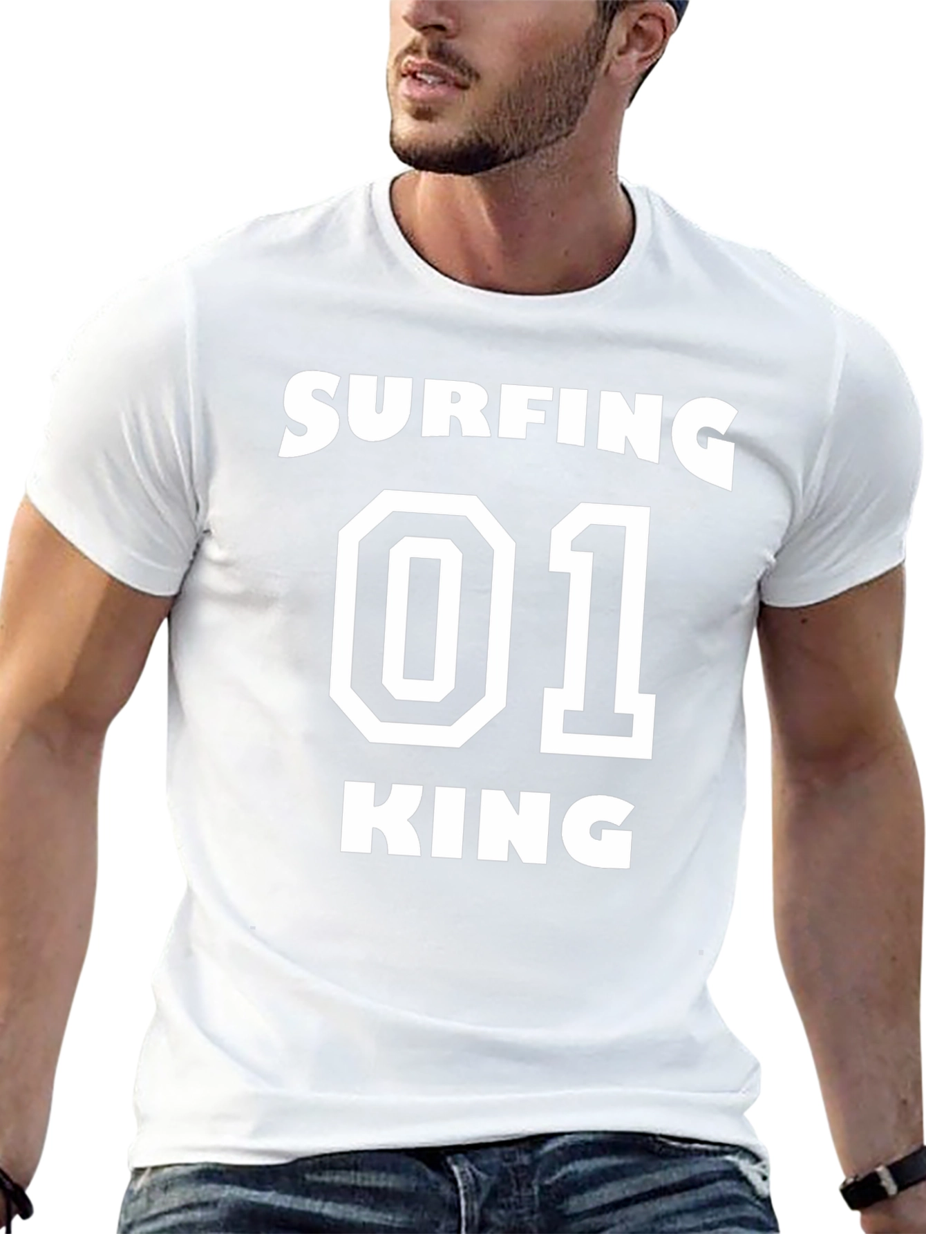 Surfing King T-Shirt - Number 01 Graphic Tee