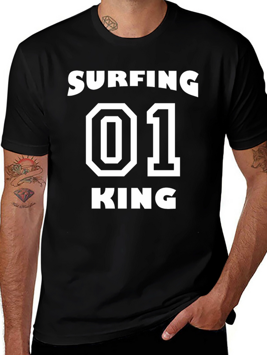 Surfing King T-Shirt - Number 01 Graphic Tee