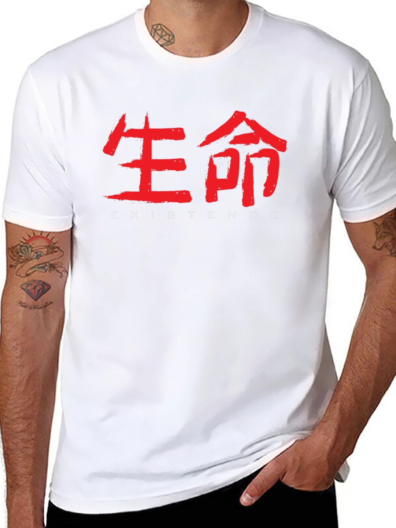Existence Graphic Tee - Black T-Shirt