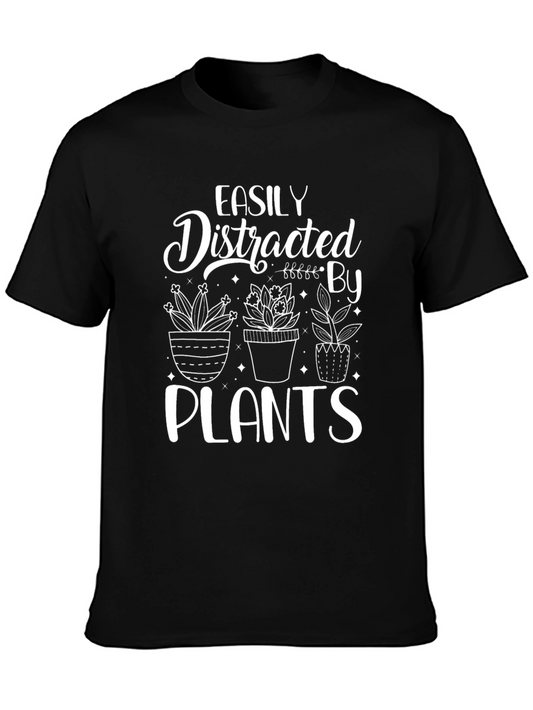 Easily Distracted By Plants Graphic T-Shirt