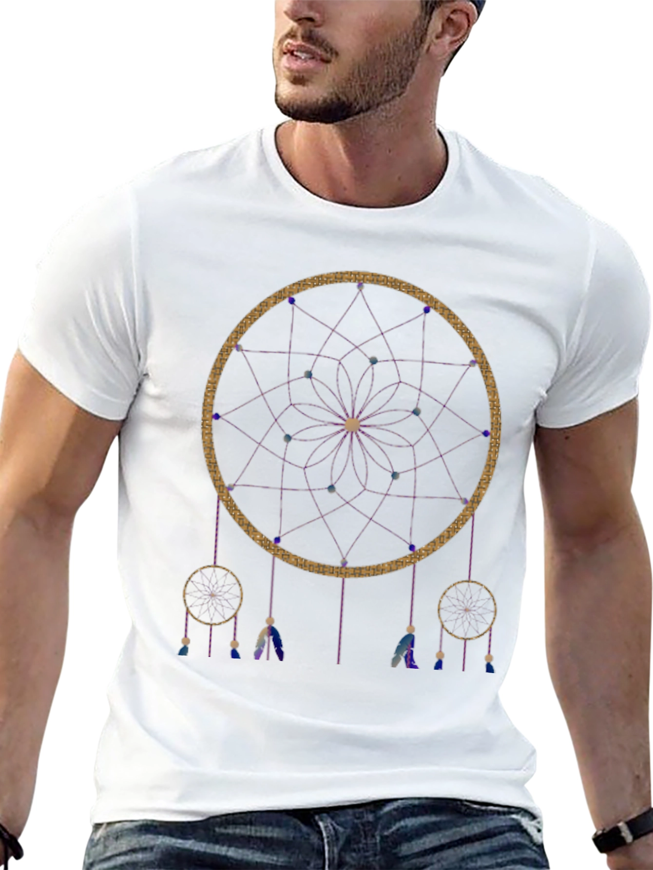 Dreamcatcher Graphic Tee - Boho Style Shirt