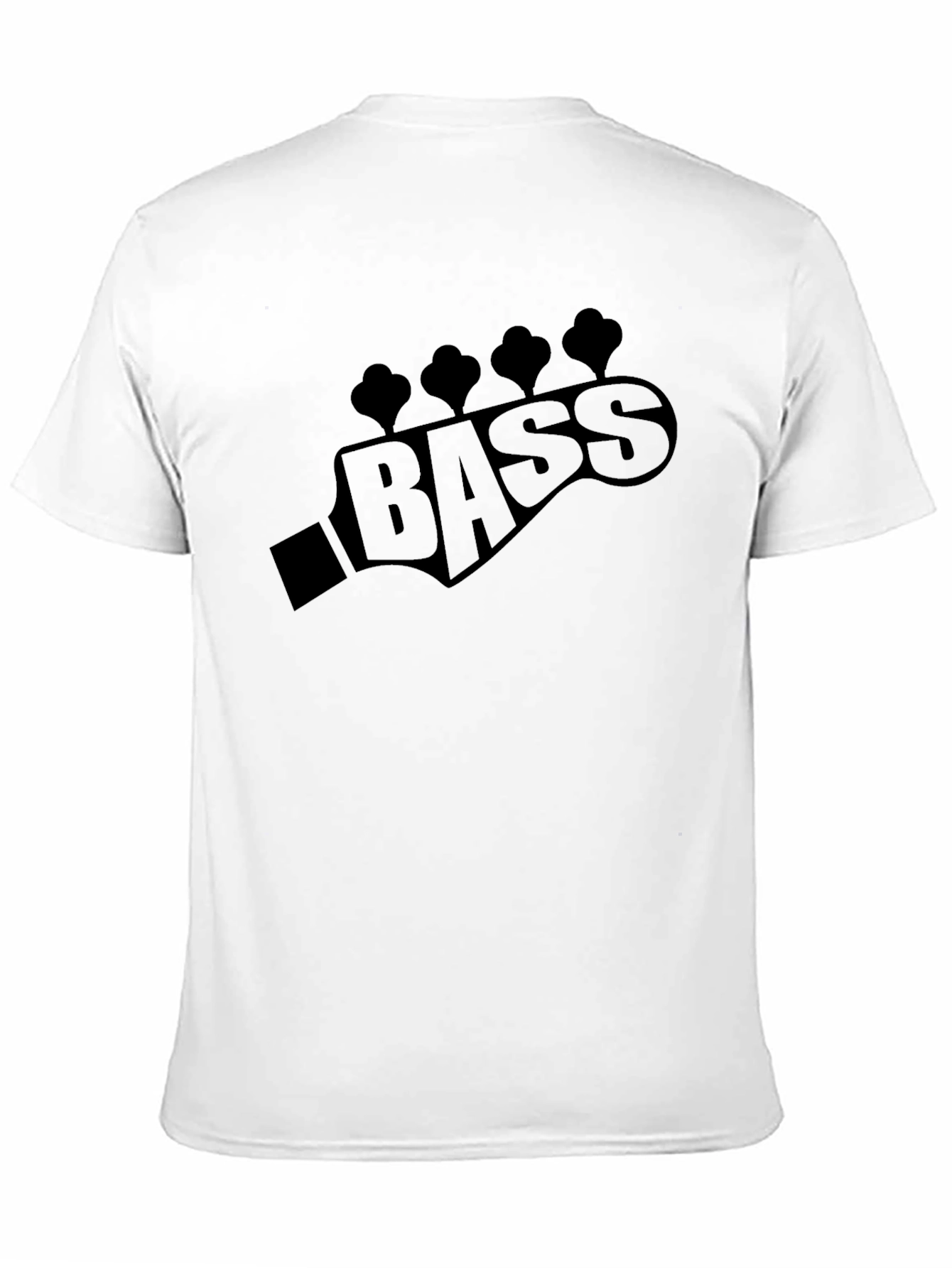 Bass Guitar Headstock T-Shirt - Musician Tee