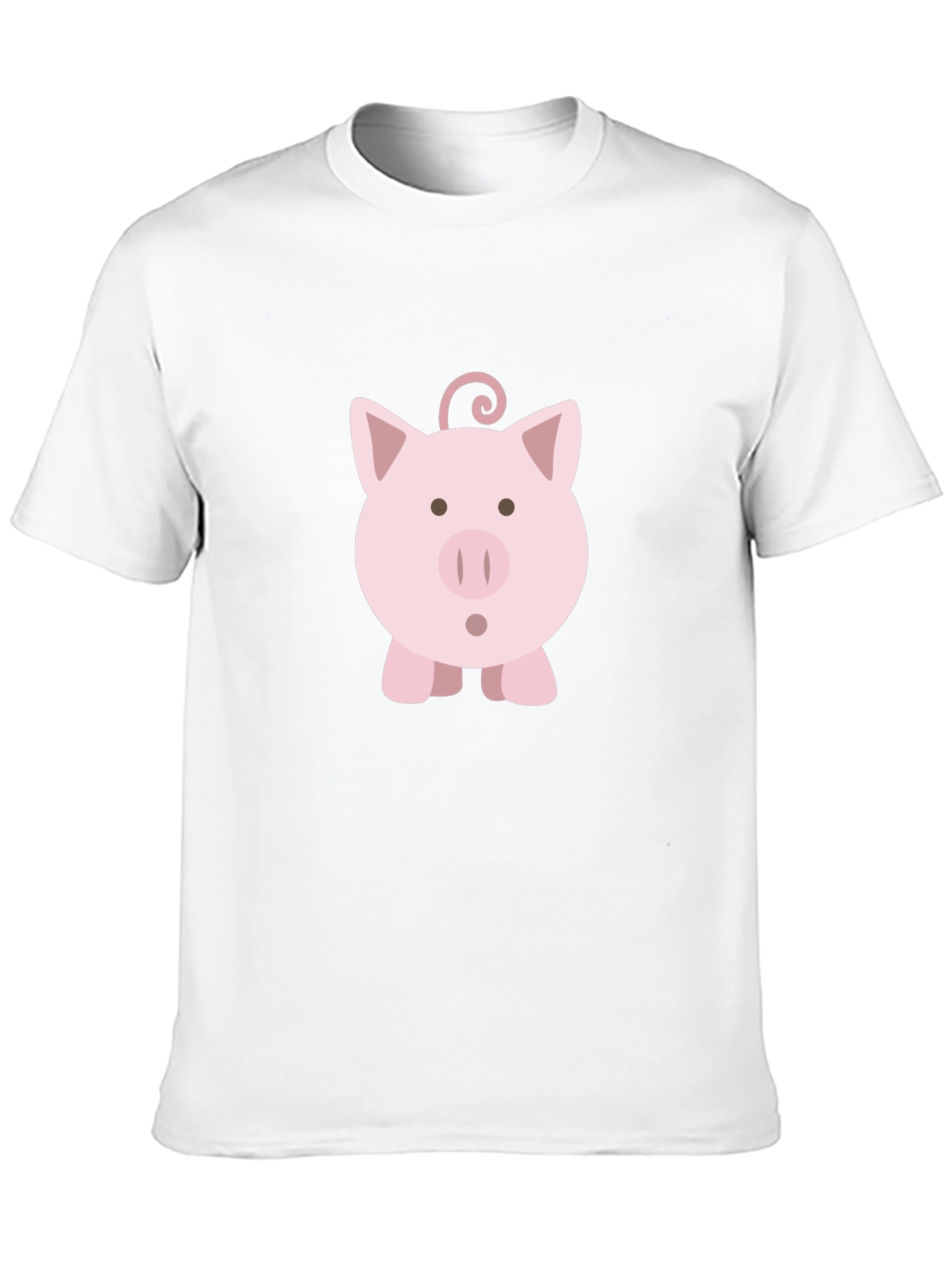 Pig Graphic Black Tee - Casual Cotton Comfort