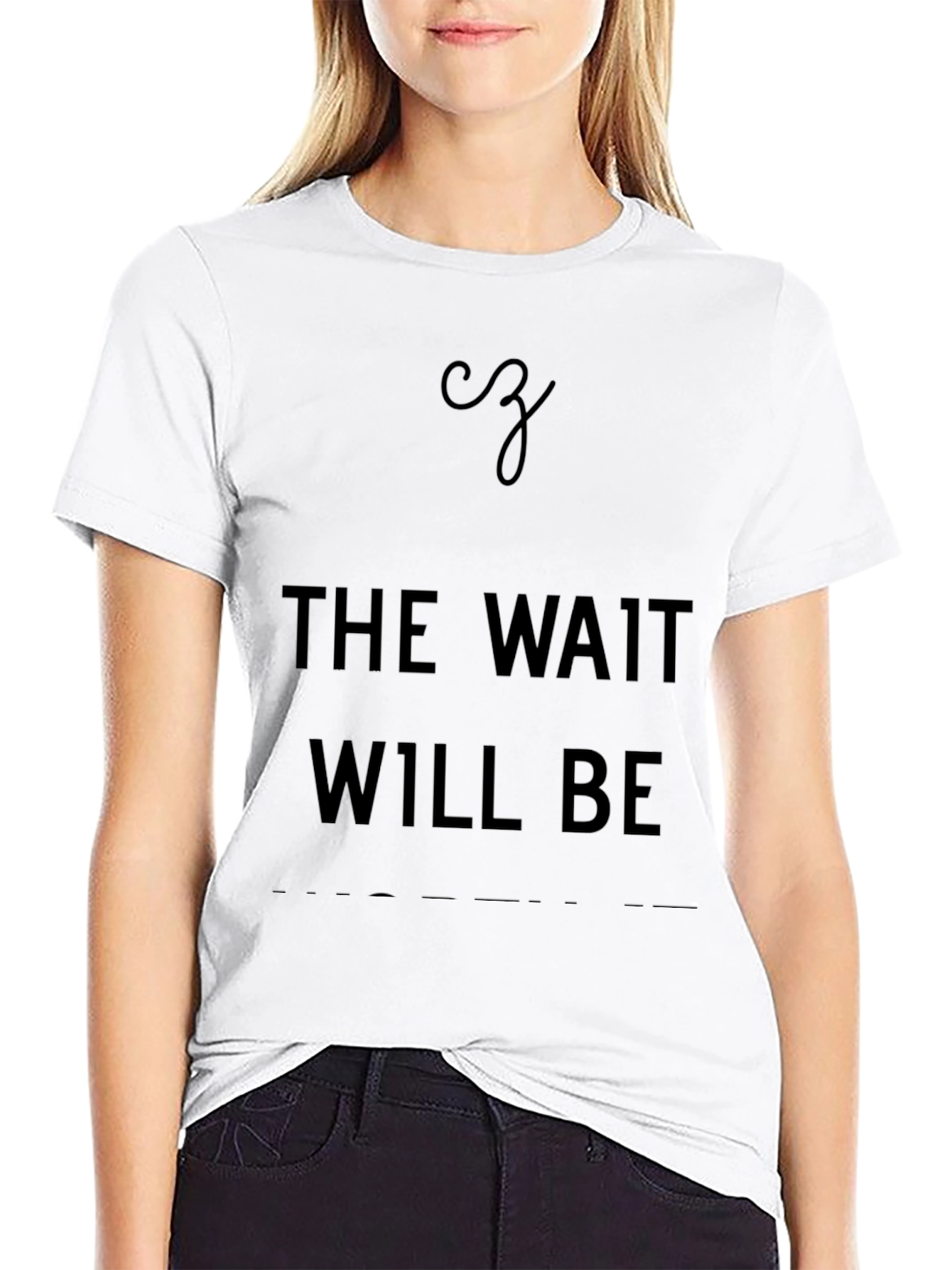 The Wait Will Be Over Graphic Tee - Black
