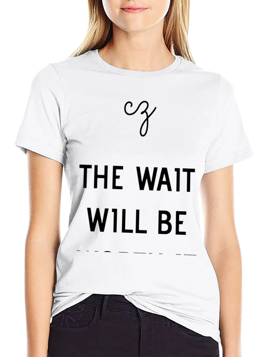 The Wait Will Be Over Graphic Tee - Black