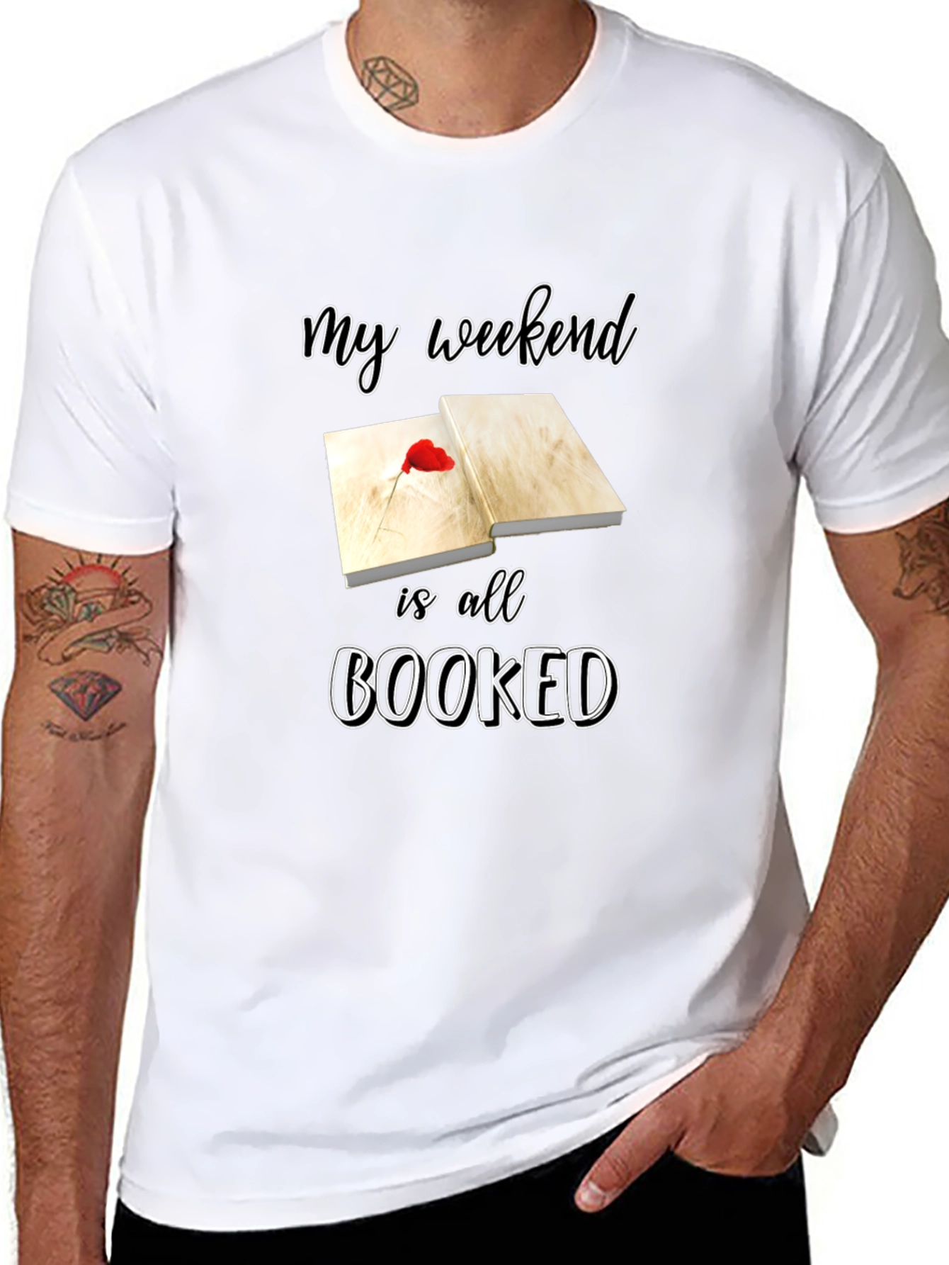 Weekend Booked T-Shirt - Reading Lover Apparel