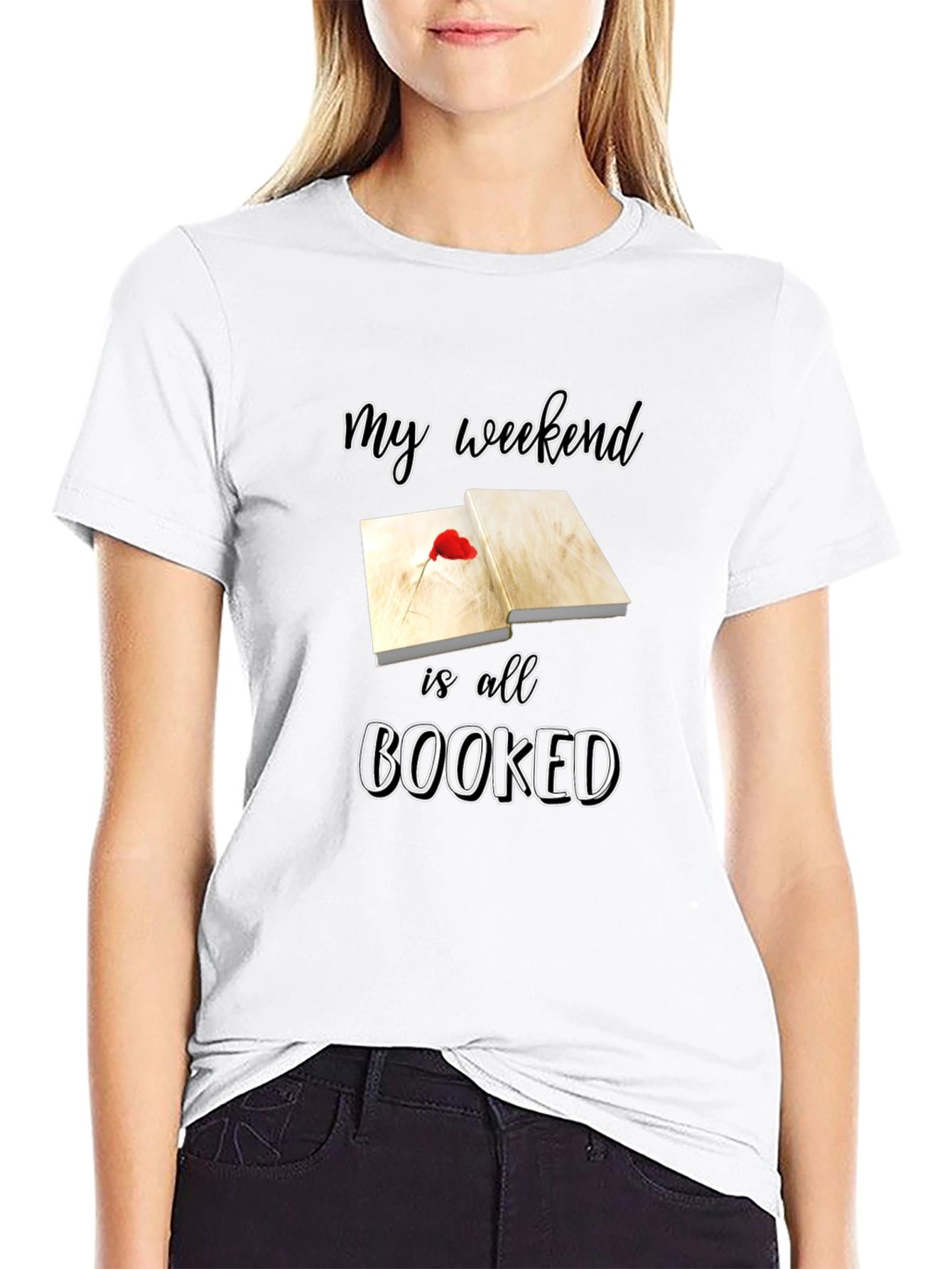 Weekend Booked T-Shirt - Reading Lover Apparel