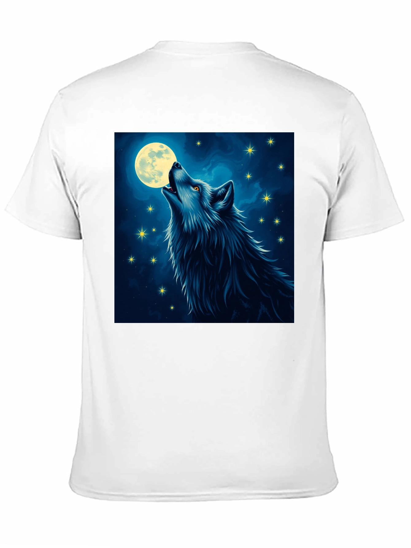 Wolf Moon T-Shirt - Mystical Night Design