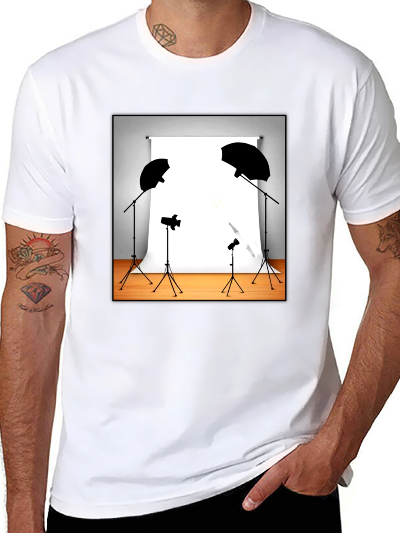 Photo Studio Black T-Shirt