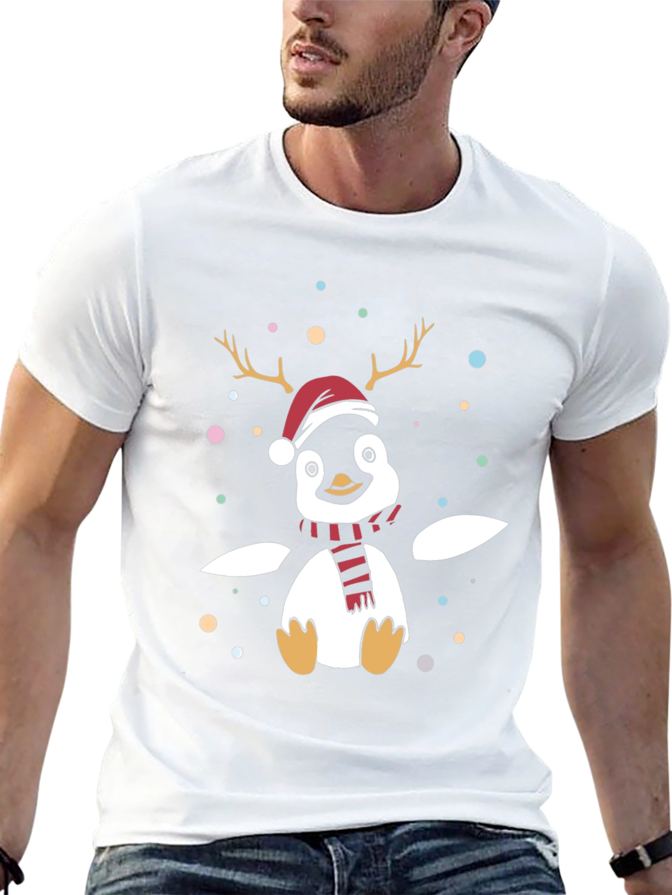 Festive Penguin Christmas T-Shirt